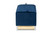 Baxton Studio Powell Glam And Luxe Navy Blue Velvet Fabric Upholstered And Gold Pu Leather Storage Ottoman WS-2019-Navy Blue Velvet/Gold-Otto By Wholesale Interiors
