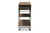 Baxton Studio Grant Vintage Rustic Industrial Oak Brown Finished Wood And Black Finished Metal 2-Drawer Kitchen Cart JY20A069-Oak-Cart By Wholesale Interiors