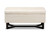 Baxton Studio Esther Modern And Contemporary Beige Velvet Fabric Upholstered And Dark Brown Finished Wood Storage Ottoman WS-20716-Beige/Espresso-Otto By Wholesale Interiors