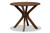 Liese Transitional Walnut Brown Finished Wood 5-Pc Dining Set - SKU145039