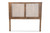 Baxton Studio Harena Modern And Contemporary Transitional Ash Walnut Finished Wood Full Size Headboard MG9751-Ash Walnut-HB-Full By Wholesale Interiors