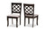 Verner Grey Upholstered & Wood 2-Pc Dining Chair Set Rh330C-Grey/-Dc-2Pk