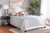 Baxton Studio Benjen Modern And Contemporary Glam Light Pink Velvet Fabric Upholstered Queen Size Panel Bed Cf9210C Light Pink Velvet Queen By Wholesale Interiors