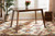 Baxton Studio Maila Mid Century Modern Transitional Walnut Brown Finished Wood Dining Table Rh7206T Walnut Dt By Wholesale Interiors