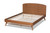 Baxton Studio Keagan Mid-Century Modern Transitional Walnut Brown Finished Wood Full Size Platform Bed MG-2200-1-Ash Walnut-Full By Wholesale Interiors