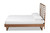 Baxton Studio Lucie Modern And Contemporary Walnut Brown Finished Wood Queen Size Platform Bed Lucie-Ash Walnut-Queen By Wholesale Interiors