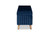 Baxton Studio Hanley Modern And Contemporary Navy Blue Velvet Fabric Upholstered And Walnut Brown Finished Wood Storage Ottoman HY2A19B046S-Navy Blue Velvet-Otto By Wholesale Interiors