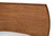 Baxton Studio Yori Mid-Century Modern Walnut Brown Finished Wood Twin Size Platform Bed Yori-Ash Walnut-Twin By Wholesale Interiors