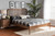 Baxton Studio Neilan Modern And Contemporary Walnut Brown Finished Wood Queen Size Platform Bed Mg0058 Walnut Queen By Wholesale Interiors