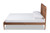 Baxton Studio Neilan Modern And Contemporary Walnut Brown Finished Wood Queen Size Platform Bed MG0058-Walnut-Queen By Wholesale Interiors
