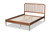 Baxton Studio Neilan Modern And Contemporary Walnut Brown Finished Wood Queen Size Platform Bed MG0058-Walnut-Queen By Wholesale Interiors