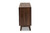 Baxton Hartman Walnut Brown Finished Wood 6-Drawer Dresser - SKU145589