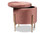 Baxton Studio Malina Contemporary Glam And Luxe Pink Velvet Fabric Upholstered And Gold Finished Metal Storage Ottoman FZD200335-Blush Pink Velvet-Ottoman By Wholesale Interiors