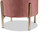 Baxton Studio Malina Contemporary Glam And Luxe Pink Velvet Fabric Upholstered And Gold Finished Metal Storage Ottoman FZD200335-Blush Pink Velvet-Ottoman By Wholesale Interiors