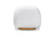 Baxton Studio Paiva Modern And Contemporary White Boucle Upholstered And Brushed Gold Finished Accent Chair 2015-White-CC By Wholesale Interiors
