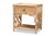 Bali & Pari Camara Modern Bohemian Natural Brown Rattan 1-Drawer Nightstand WS001-Rattan-NS By Wholesale Interiors