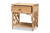 Bali & Pari Camara Modern Bohemian Natural Brown Rattan 1-Drawer Nightstand WS001-Rattan-NS By Wholesale Interiors