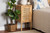 Bali Pari Vivan Modern Bohemian Natural Brown Rattan 1 Door Nightstand Vivan Mahogany Ns By Wholesale Interiors