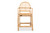 Bali & Pari Tugera Modern Bohemian Natural Brown Rattan Counter Stool Tugera-Rattan-CS By Wholesale Interiors