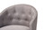Baxton Studio Theron Mid-Century Transitional Grey Fabric And Espresso Brown Finished Wood 2-Piece Swivel Counter Stool Set BBT5210C-Grey/Dark Brown-CS By Wholesale Interiors