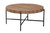 Baxton Studio Umar Modern Industrial Walnut Brown Finished Wood And Black Metal Coffee Table LCF20450-CT By Wholesale Interiors
