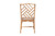 Bali & Pari Rio Bohemian Natural Brown Rattan Dining Chair Rio-Rattan-Dc