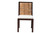 Bali & Pari Mahogany Wood & Natural Seagrass Dining Side Chair - SKU146113