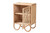 Bali & Pari Acelin Modern Bohemian Natural Brown Rattan Nightstand WS016-Rattan-NS By Wholesale Interiors