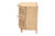 Bali & Pari Oleta Modern Bohemian Natural Brown Rattan 2-Drawer Nightstand WS017-Rattan-NS By Wholesale Interiors