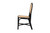 Bali & Pari Ayana Two-Tone Black & Natural Rattan Dining Chair - SKU146211