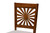Olympia Grey Fabric And Walnut Finished Wood Dining Chair - SKU146218