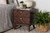 Baxton Studio Markell Mid Century Transitional Walnut Brown Finished Wood 2 Drawer Nightstand Lv44St4424Wi Clb Ns By Wholesale Interiors
