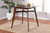Baxton Studio Leena Mid Century Modern Walnut Brown Finished Wood Counter Height Pub Table Leena Walnut Pt By Wholesale Interiors