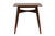 Baxton Studio Leena Mid-Century Modern Walnut Brown Finished Wood Counter Height Pub Table Leena-Walnut-PT By Wholesale Interiors