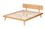 Baxton Studio Joaquin Modern Japandi Rustic Brown Finished Wood Full Size Platform Bed SW8523-Rustic Brown-Full By Wholesale Interiors