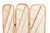 Bali & Pari Firenze Modern Bohemian Natural Brown Rattan Room Divider DIV007-Rattan-Natural-RD By Wholesale Interiors