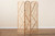 Bali & Pari Firenze Modern Bohemian Natural Brown Rattan Room Divider DIV007-Rattan-Natural-RD By Wholesale Interiors