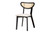 Baxton Studio Dannell Mid-Century Modern Cream Fabric And Black Finished Wood 7-Piece Dining Set CS003C-Black/Cream-7PC Dining Set By Wholesale Interiors