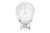 Bali & Pari Ediva Modern Bohemian White Natural Rattan Peacock Accent Chair Peacock-001-Rattan-White-AC By Wholesale Interiors