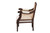 Bali & Pari Desmond Beige Fabric And Wood Accent Chair - SKU146493