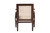 Bali & Pari Desmond Beige Fabric And Wood Accent Chair - SKU146493