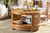 Bali Pari Louis Modern Bohemian Natural Brown Rattan Coffee Table Auro Light Honey Rattan Ct By Wholesale Interiors