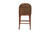 Bali & Pari Denver Modern Bohemian Walnut Brown Finished Acacia Wood And Seagrass Counter Stool Denver-Wood/Banana Leaf-CS By Wholesale Interiors