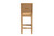 Bali & Pari Anfield Modern Bohemian Natural Seagrass And Mahogany Wood Counter Stool Anfield SH60-Mahogany/Seagrass-CS By Wholesale Interiors