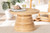 Bali Pari Bella Modern Bohemian Natural Rattan And Mahogany Wood Coffee Table Bella Natural Mahogany Ct By Wholesale Interiors
