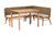Bali & Pari Denver Modern Bohemian Natural Seagrass And Acacia Wood 3-Piece Dining Nook Set Denver-Natural Seagrass-3PC Dining Set By Wholesale Interiors