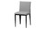 Baxton Studio Bishop Industrial Grey Fabric And Metal Dining Chair D03016C-Grey-DC By Wholesale Interiors