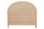 Bali & Pari Lanica Japandi Sun Bleached Rattan King Size Standalone Headboard Braided Sun Bleached Ivory-Wood/Rattan-Headboard-King By Wholesale Interiors