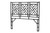Bali & Pari Karavo Bohemian Black Natural Rattan King Size Standalone Headboard Karavo W200-Black Rattan-HB-King By Wholesale Interiors