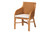 Bali & Pari Carolyn Bohemian Light Honey Rattan Dining Chair Carolyn-Light Honey Rattan Cushioned-DC By Wholesale Interiors